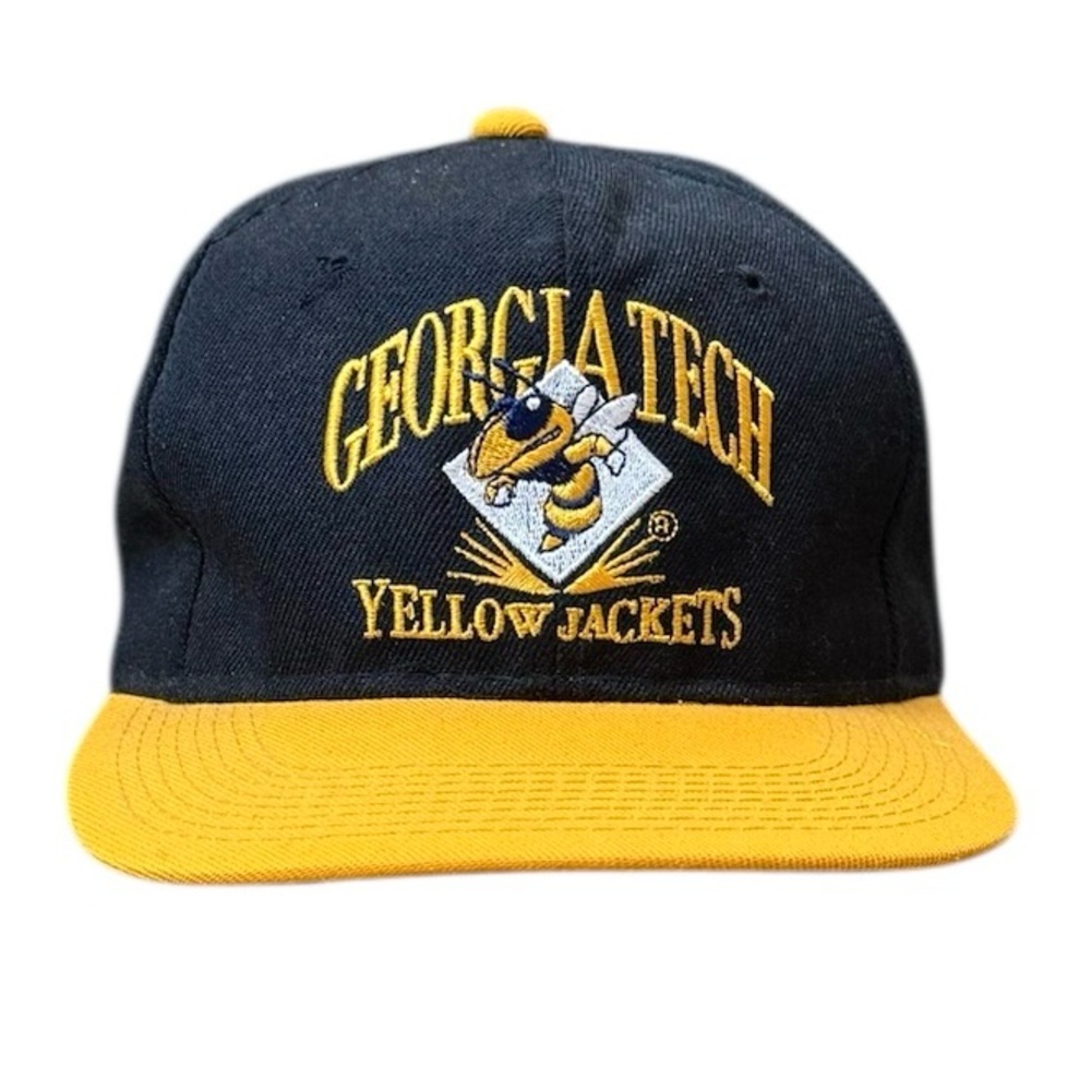 Vintage Georgia Tech Hat Buzz Yellow Jackets
Baseball Cap SnapBack Flat Bill